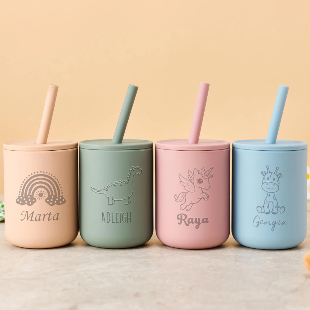 Gobelet à paille en silicone p - Baby Food Jars With Lids avis et prix